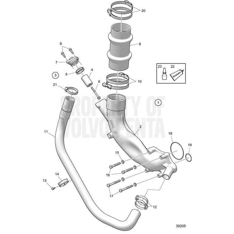 Volvo Penta Qualifies for Free Shipping Volvo Penta Cover Plate Boot #22303438