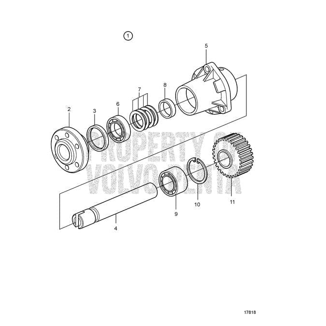 Volvo Penta Not Qualified for Free Shipping Volvo Penta Diesel Bushing #824834