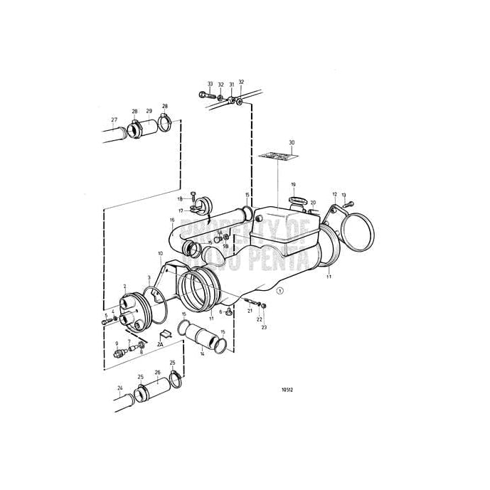Volvo Penta Qualifies for Free Shipping Volvo Penta Diesel Cool Water Pipe #838780