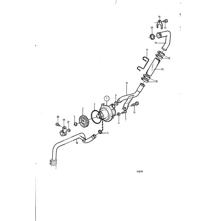Volvo Penta Qualifies for Free Shipping Volvo Penta Diesel Coolant Pipe #840721