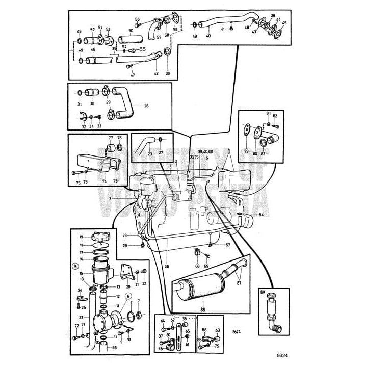 Volvo Penta Qualifies for Free Shipping Volvo Penta Diesel Coolant Pipe #842906