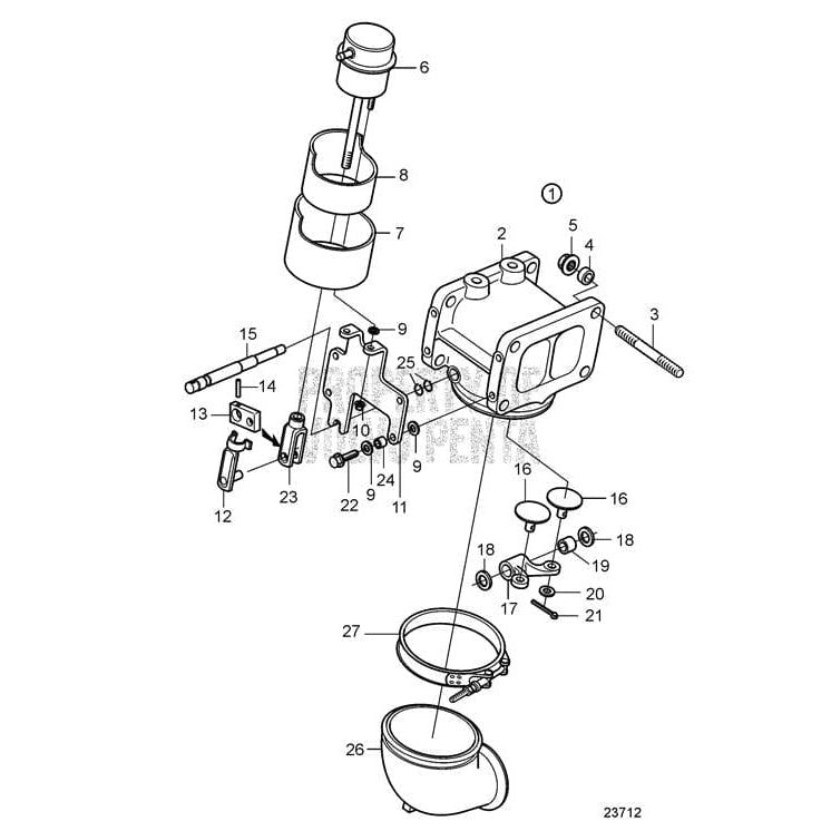 Volvo Penta Qualifies for Free Shipping Volvo Penta Diesel Coolant Pipe #865930