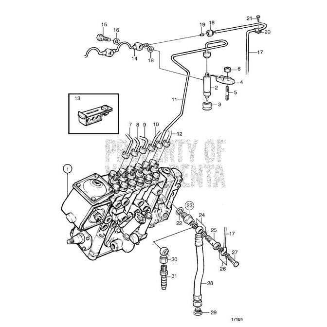 Volvo Penta Qualifies for Free Shipping Volvo Penta Diesel Delivery Pipe #3835950