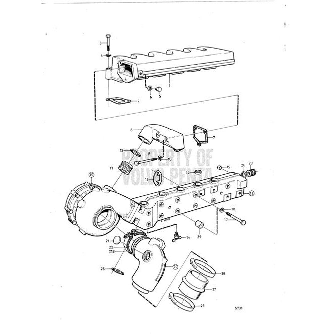 Volvo Penta Qualifies for Free Shipping Volvo Penta Diesel Exhaust Pipe #842569
