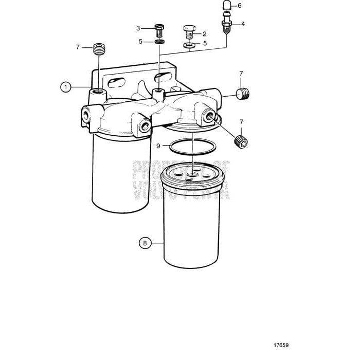 Volvo Penta Qualifies for Free Shipping Volvo Penta Diesel Fuel Filter Housing #8194541