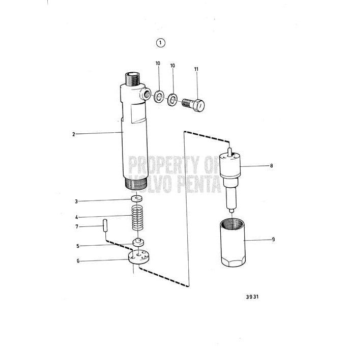 Volvo Penta 840043 Fuel Injectors First