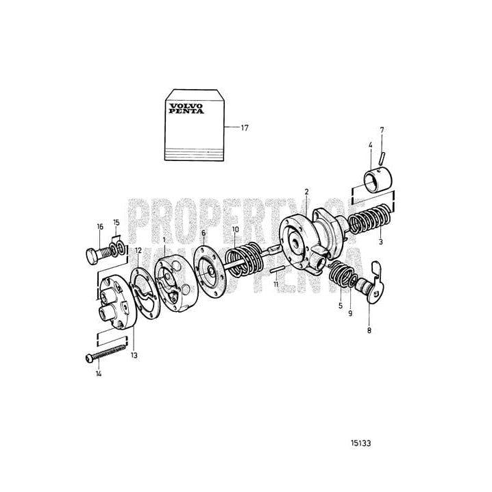 Volvo Penta Qualifies for Free Shipping Volvo Penta Diesel Fuel Pump #3580100
