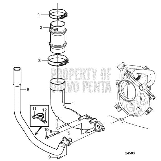 Volvo Penta Qualifies for Free Shipping Volvo Penta Diesel Hose Clamp #21832260