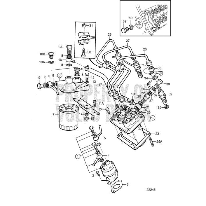 Volvo Penta Qualifies for Free Shipping Volvo Penta Diesel Leak Off Pipe #3584222