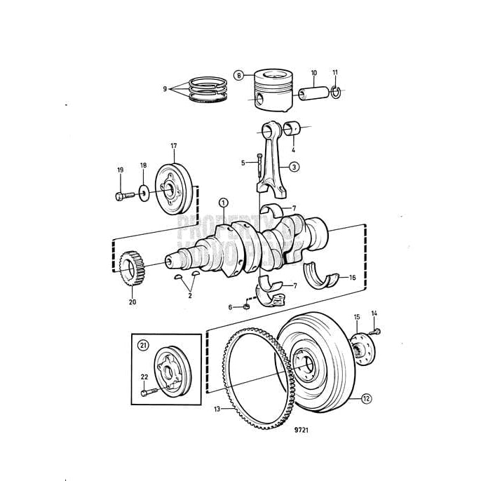 Volvo Penta Qualifies for Free Shipping Volvo Penta Diesel Piston Kit #876118