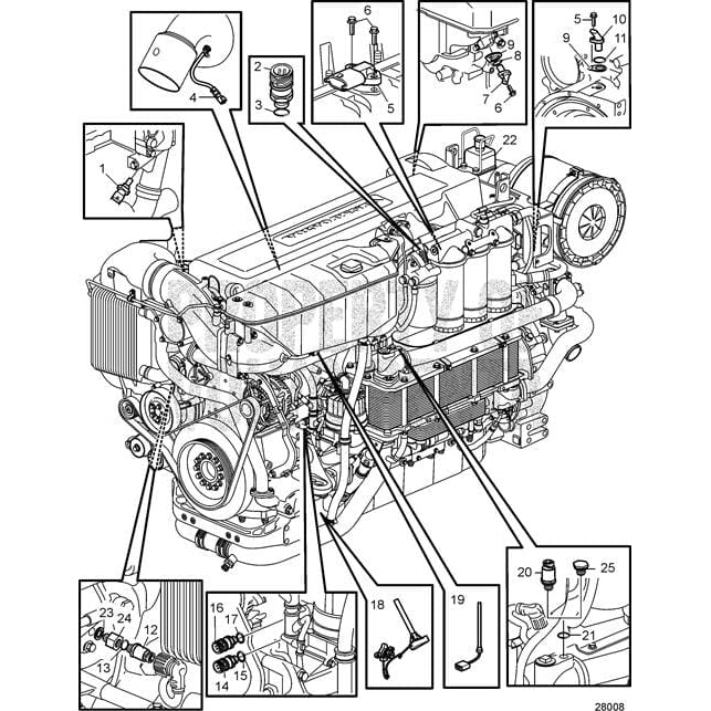 Volvo Penta Qualifies for Free Shipping Volvo Penta Diesel Pressure Sensor #22320906