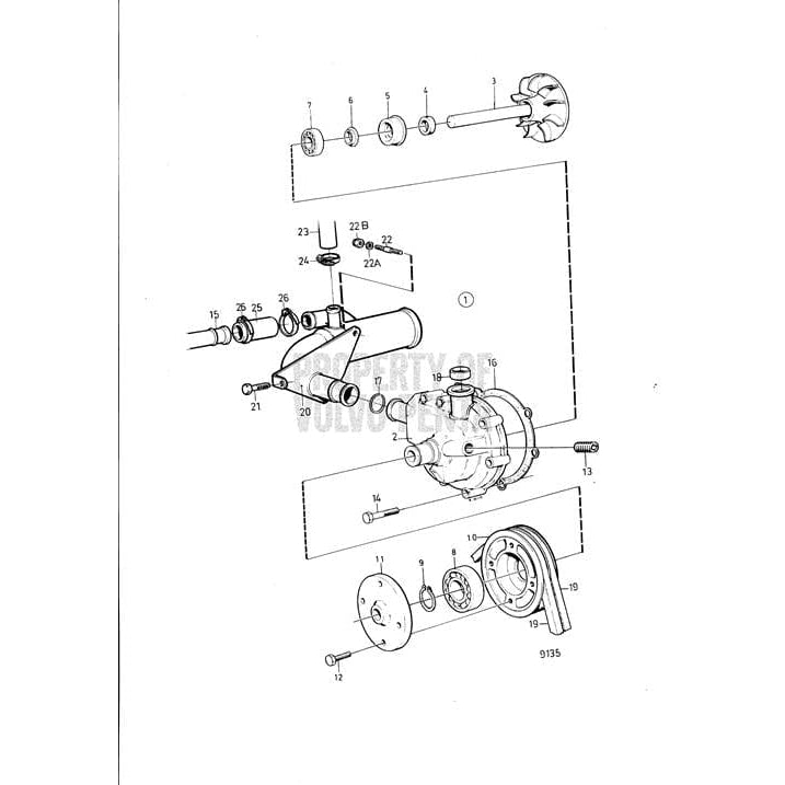 Volvo Penta Qualifies for Free Shipping Volvo Penta Diesel Pump-Water #3580782
