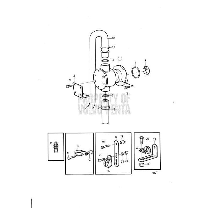 Volvo Penta Qualifies for Free Shipping Volvo Penta Diesel Sea Water Pump #858701