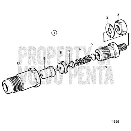 Volvo Penta Not Qualified for Free Shipping Volvo Penta Diesel Washer #3580631