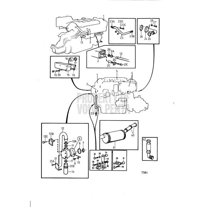Volvo Penta Qualifies for Free Shipping Volvo Penta Diesel Water Pipe #838971