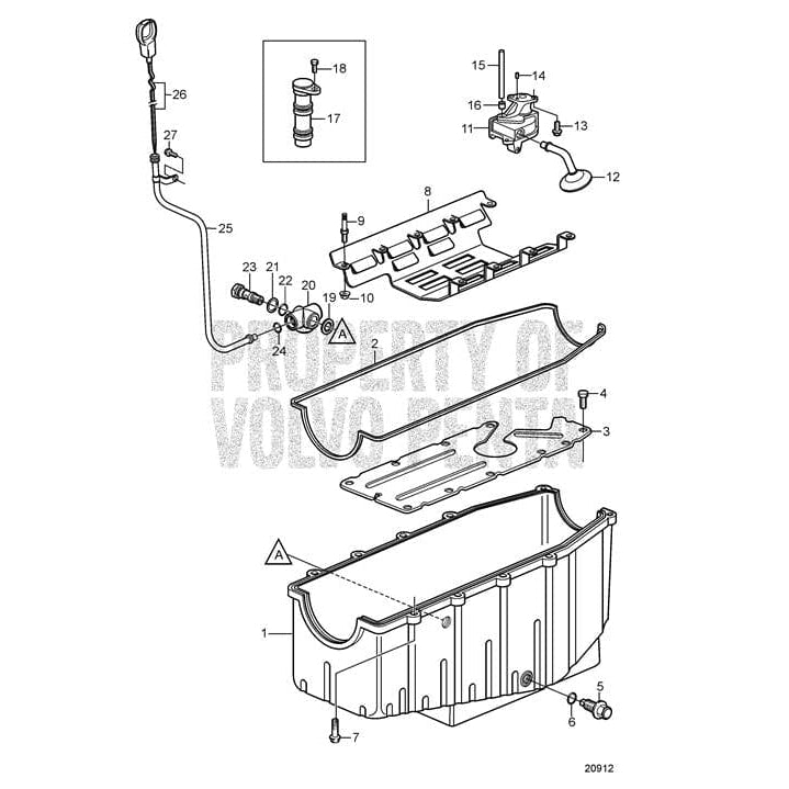 Volvo Penta Qualifies for Free Shipping Volvo Penta Dipstick Tube #3860963