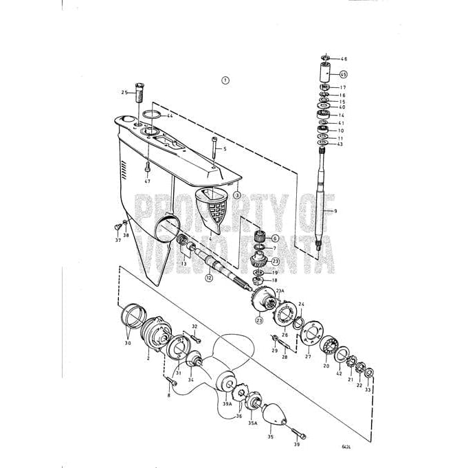 Volvo Penta Not Qualified for Free Shipping Volvo Penta Dual Propeller A2 1.95 Duoprop Drive Unit DP290 #872783