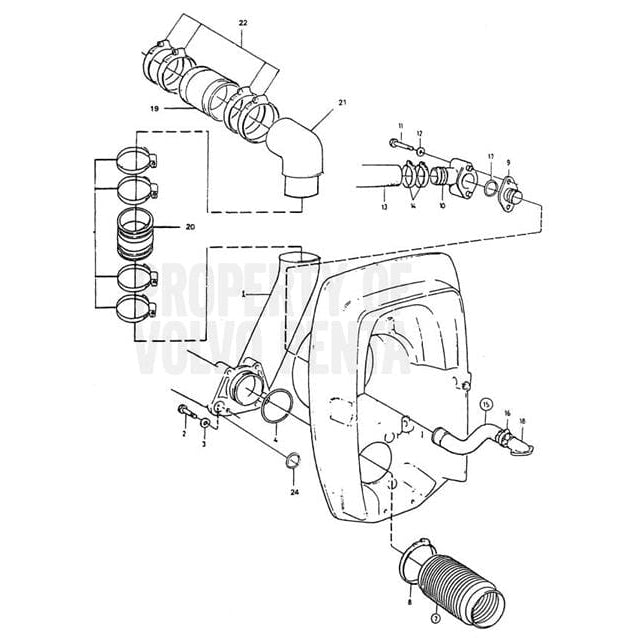 Volvo Penta Qualifies for Free Shipping Volvo Penta Ehaust Pipe #3850214
