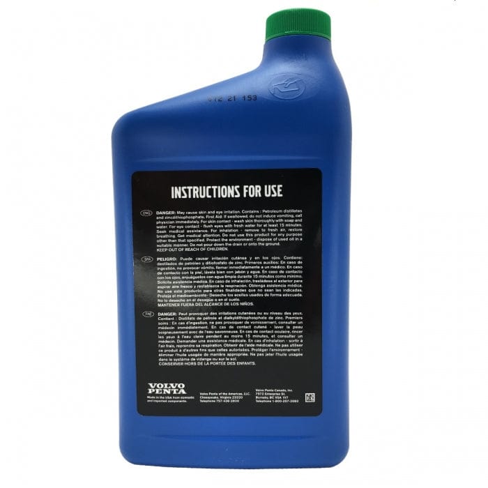 Volvo Penta Qualifies for Free Shipping Volvo Penta Engine Oil Quart VDS-4.5 SAE 15W-40 #23219282