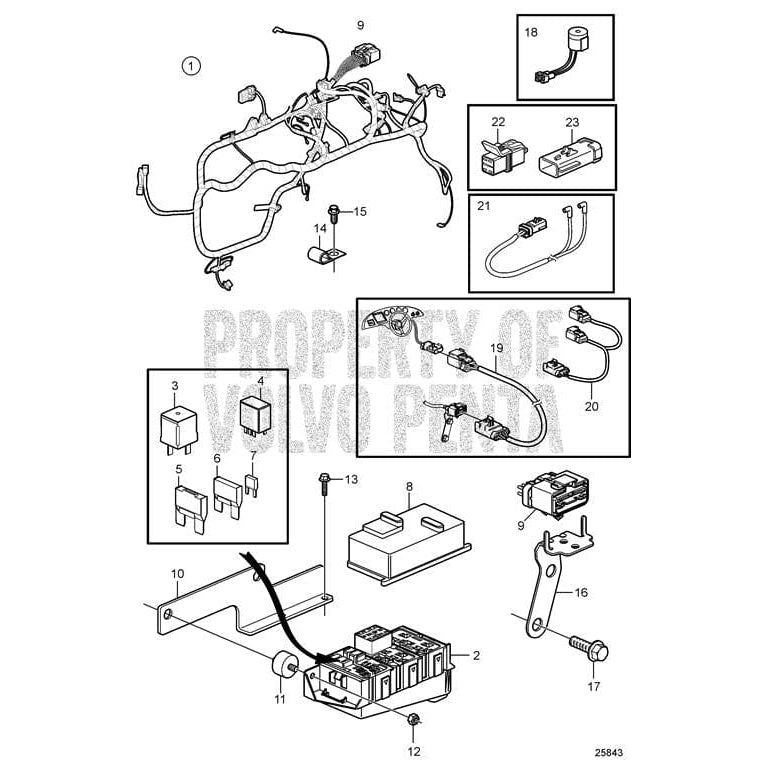 Volvo Penta Qualifies for Free Shipping Volvo Penta Engine Wiring Harness #21512118