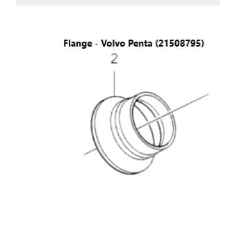 Volvo Penta Qualifies for Free Shipping Volvo Penta Exhaust Flange #21508795