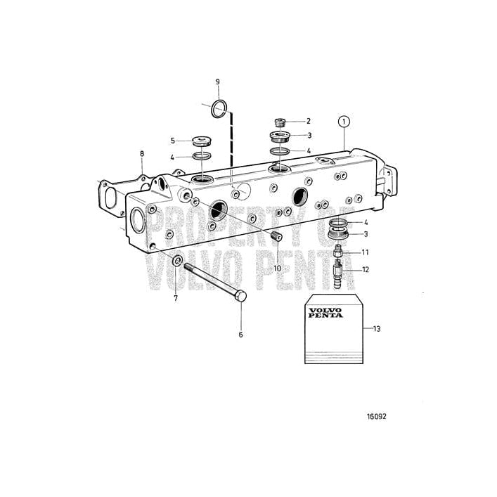 Volvo Penta Not Qualified for Free Shipping Volvo Penta Exhaust Pipe #3838892