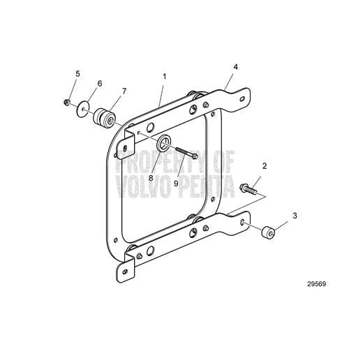 Volvo Penta Not Qualified for Free Shipping Volvo Penta Flange Lock Nut #990950