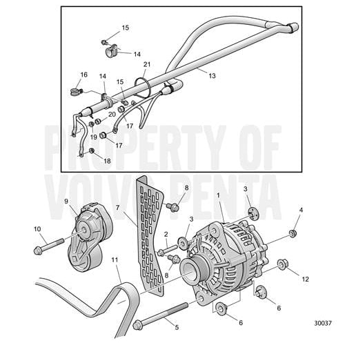 Volvo Penta Qualifies for Free Shipping Volvo Penta Flange Lock Nut #990952