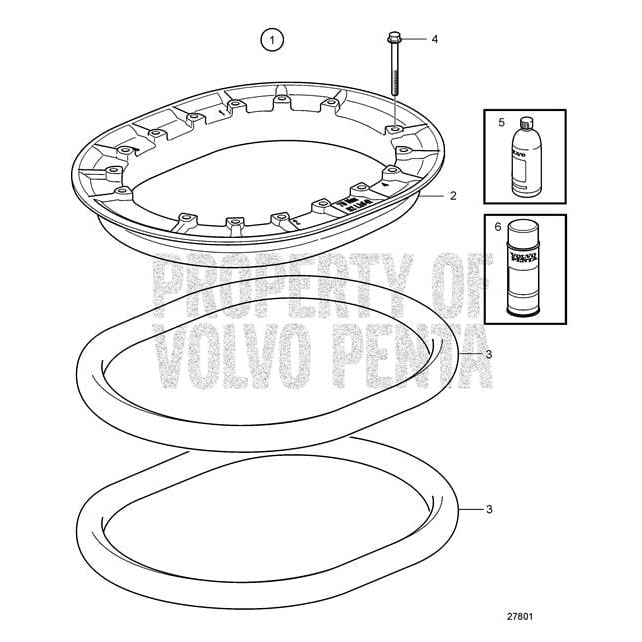 Volvo Penta Qualifies for Free Shipping Volvo Penta Flange Screw #983943