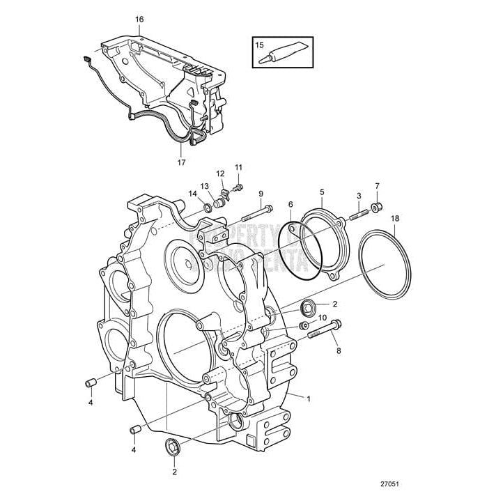 Volvo Penta Qualifies for Free Shipping Volvo Penta Front Cover Plug #15134976