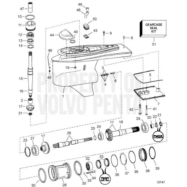 Volvo Penta Oversized - Not Qualified for Free Shipping Volvo Penta Gear Under #3855909