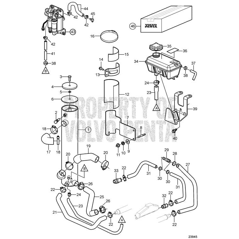 Volvo Penta Qualifies for Free Shipping Volvo Penta Hose #3594894
