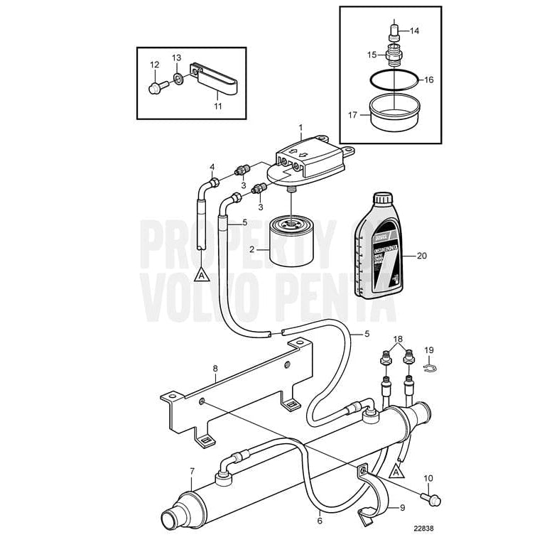 Volvo Penta Qualifies for Free Shipping Volvo Penta Hose Assembly #3863087