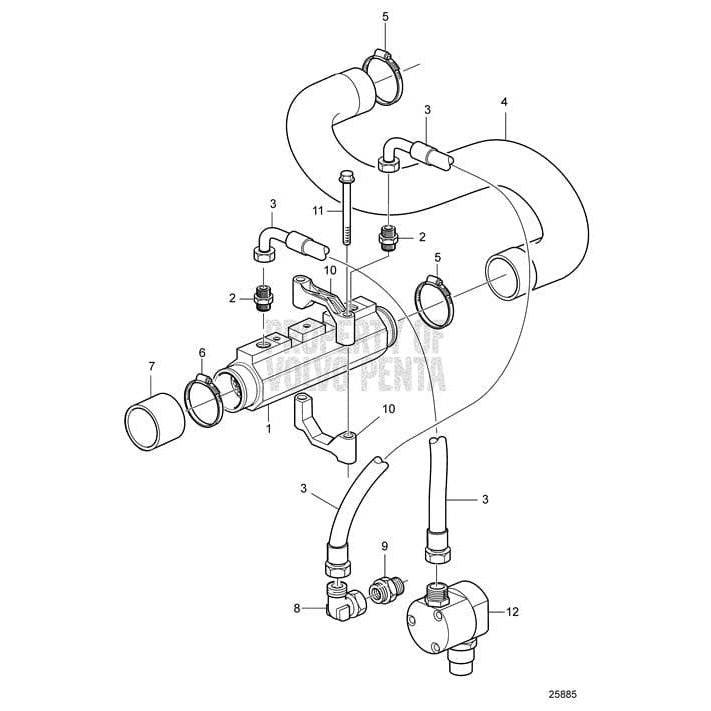 Volvo Penta Qualifies for Free Shipping Volvo Penta Hose Clamp #3854978