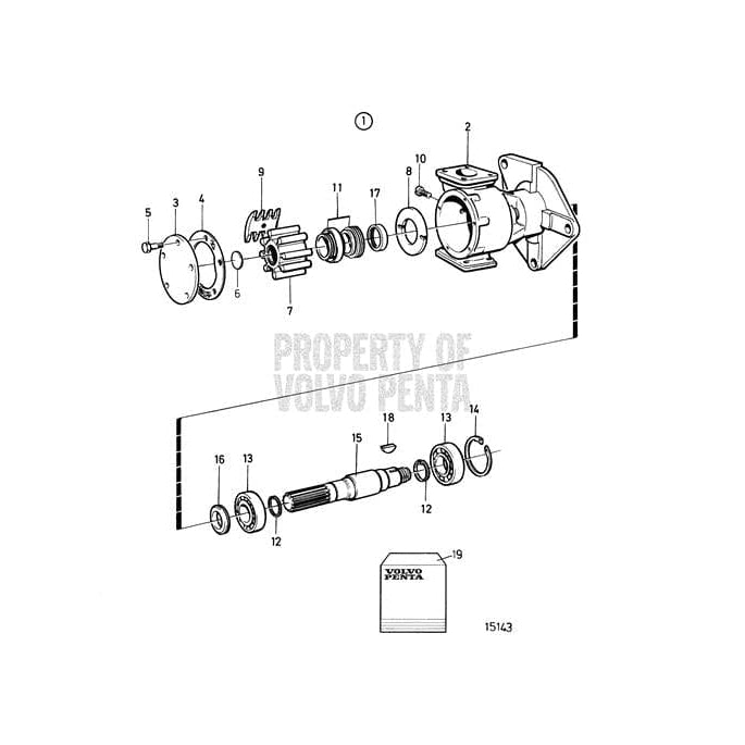 Volvo Penta Qualifies for Free Shipping Volvo Penta Impeller Kit #21730344