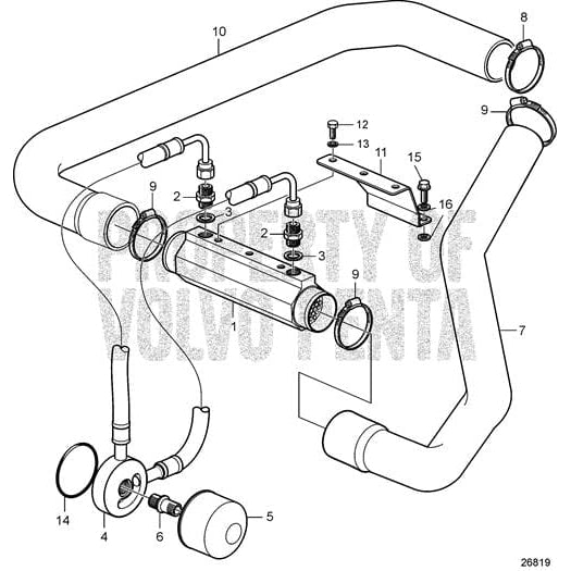 Volvo Penta Qualifies for Free Shipping Volvo Penta Oil Cooler #21657814