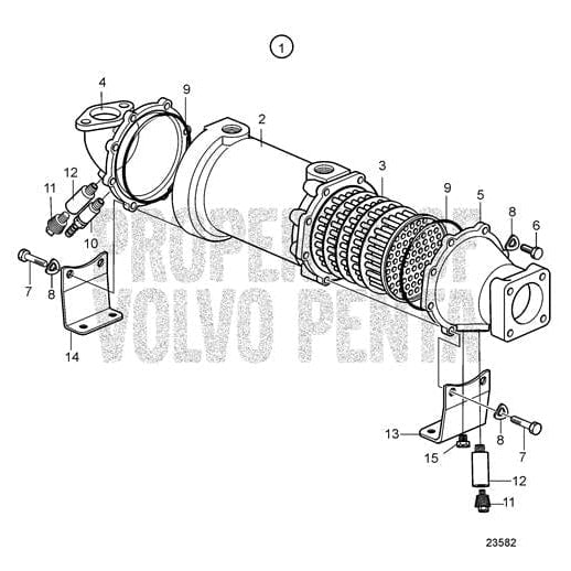 Volvo Penta Qualifies for Free Shipping Volvo Penta Oil Cooler Insert #3825932