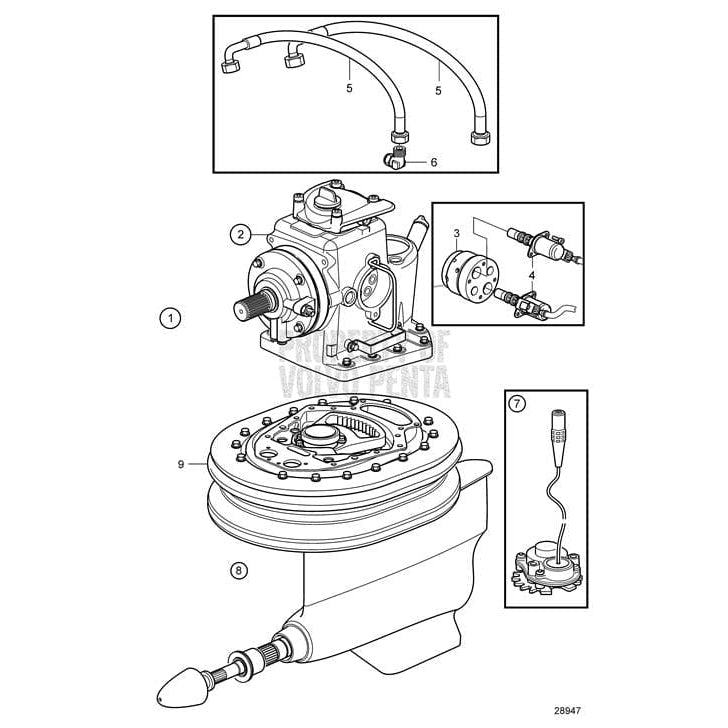 Volvo Penta Qualifies for Free Shipping Volvo Penta Oil Hose #21510568