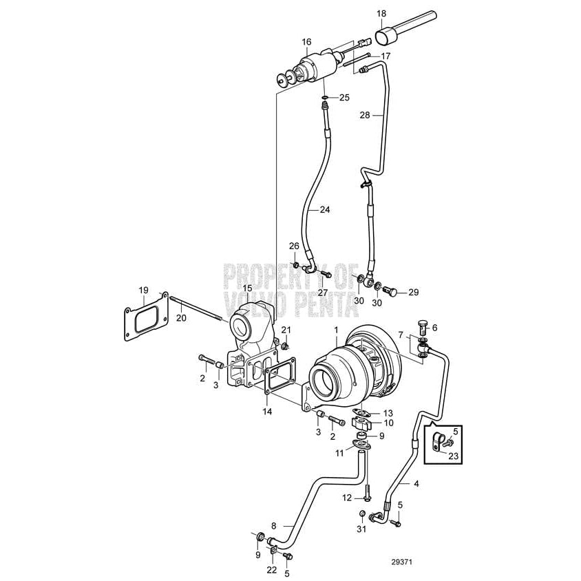 Volvo Penta Qualifies for Free Shipping Volvo Penta Oil Hose #23084959