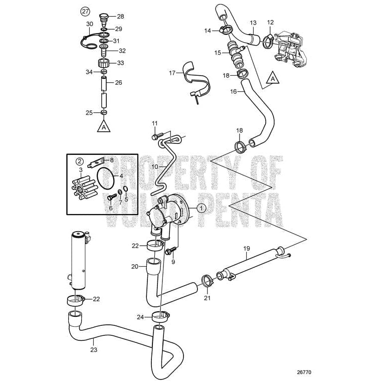 Volvo Penta Qualifies for Free Shipping Volvo Penta Power Steering Pump Pulley #21610791
