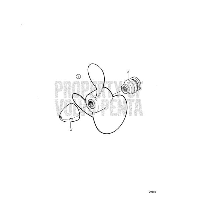 Volvo Penta Qualifies for Free Shipping Volvo Penta Propeller Bushing #3851531