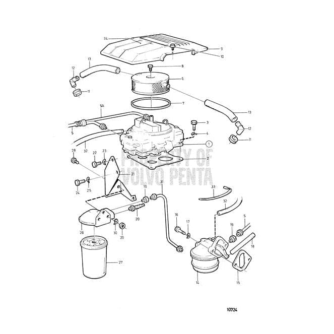 Volvo Penta Qualifies for Free Shipping Volvo Penta Push Rod #3852112