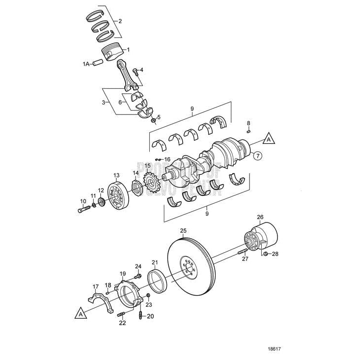 Volvo Penta Qualifies for Free Shipping Volvo Penta Rear Seal #3856926