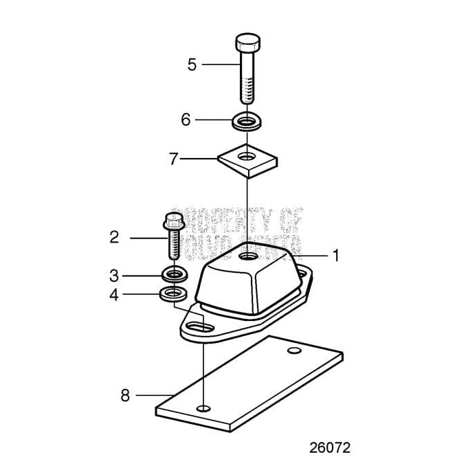 Volvo Penta Qualifies for Free Shipping Volvo Penta Rubber Cushion #3828247