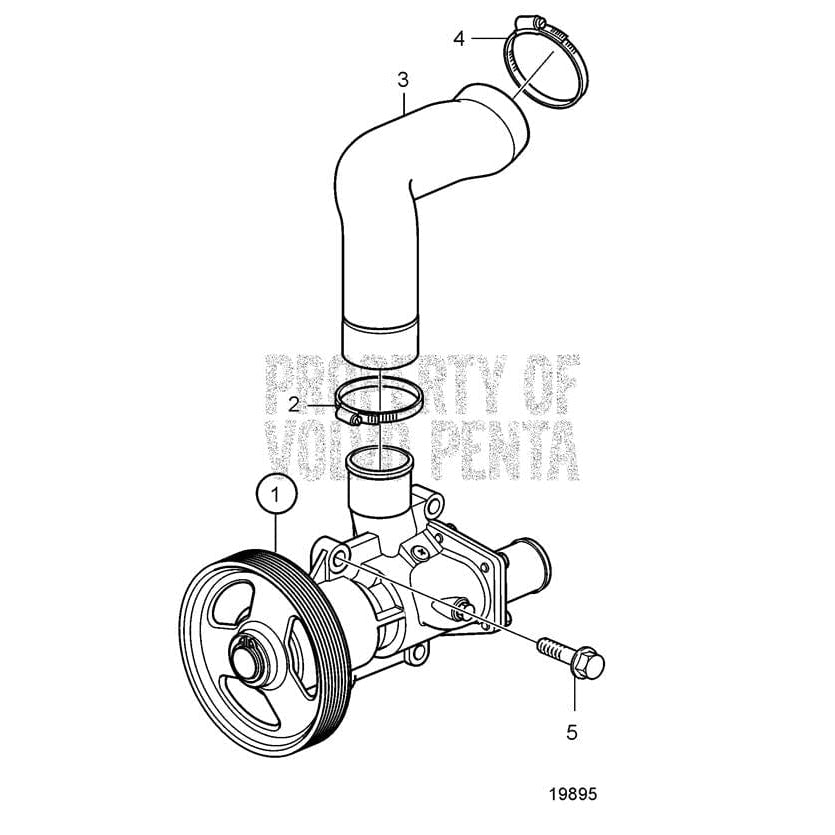 Volvo Penta Qualifies for Free Shipping Volvo Penta Sea Water Pump #3584062