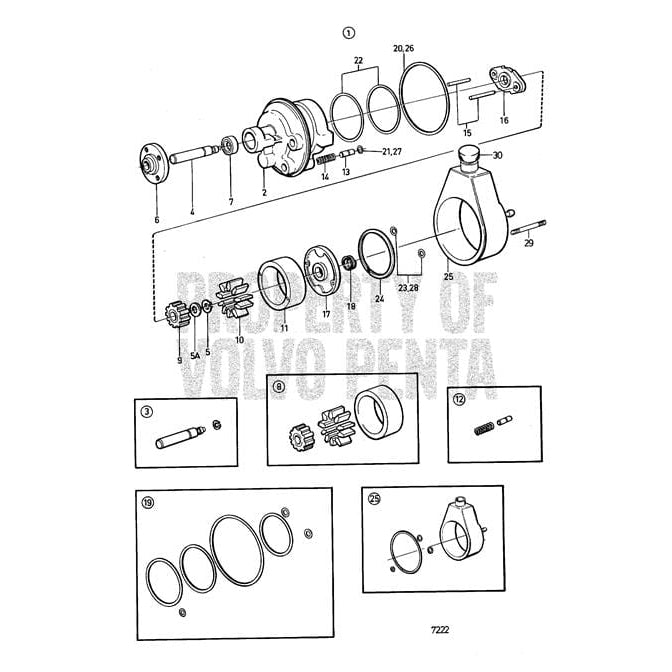 Volvo Penta Qualifies for Free Shipping Volvo Penta Seal Kit #855735