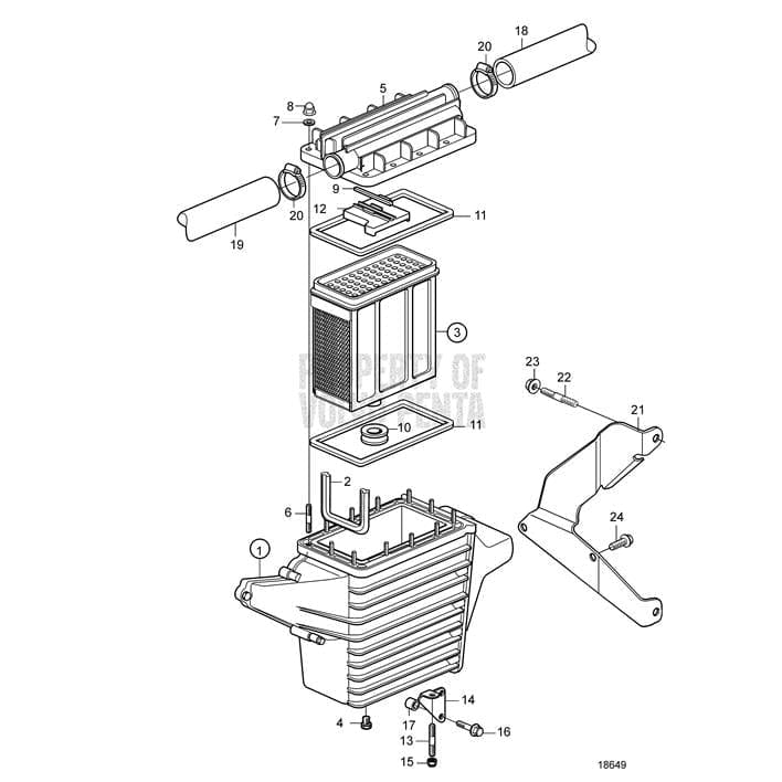 Volvo Penta Qualifies for Free Shipping Volvo Penta Sealing Strip #3583126