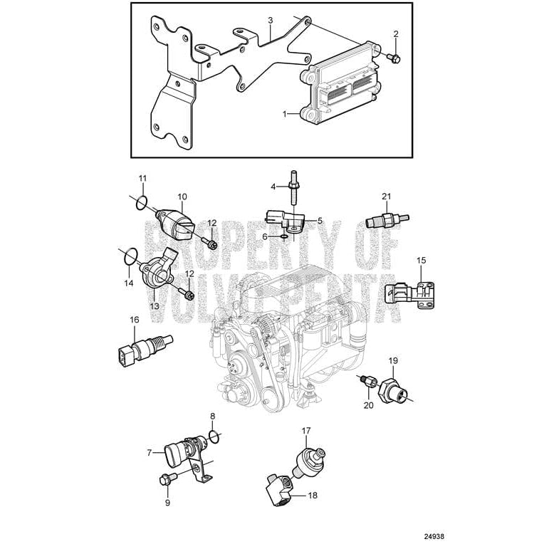 Volvo Penta Qualifies for Free Shipping Volvo Penta Sensor #21124849
