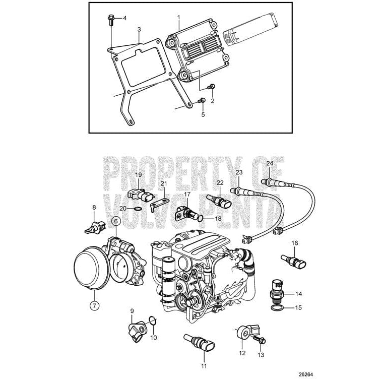 Volvo Penta Qualifies for Free Shipping Volvo Penta Sensor #21789060