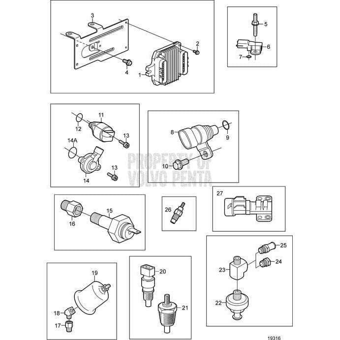 Volvo Penta Qualifies for Free Shipping Volvo Penta Sensor #3858979